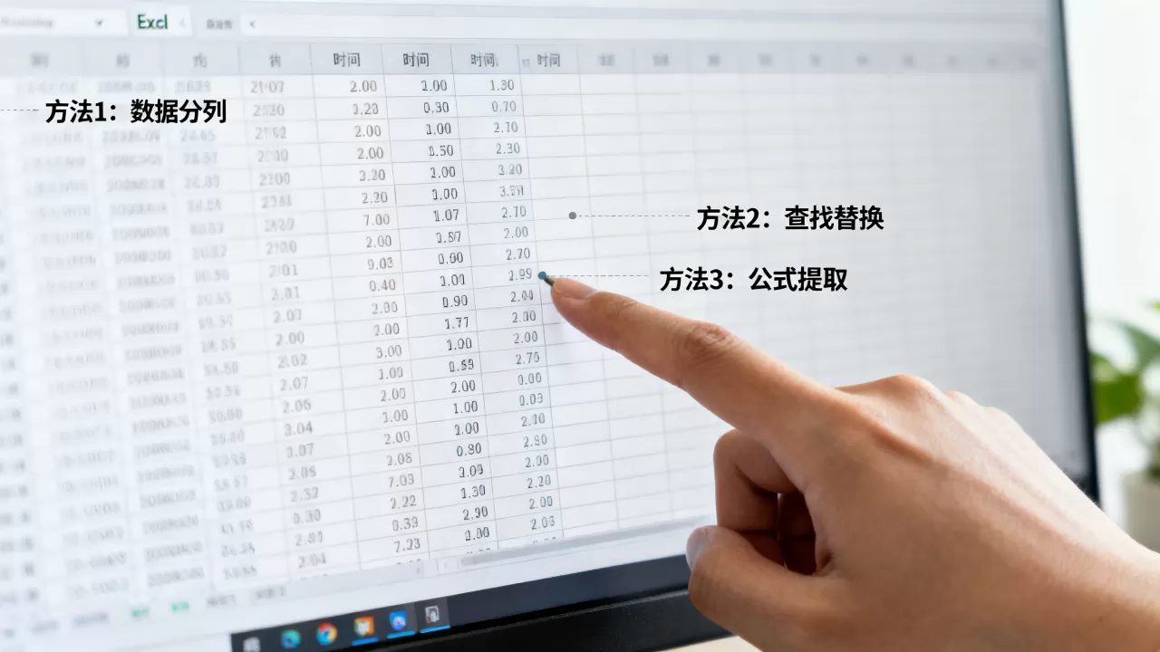 如何在Excel中快速删除时间?excel删除时间戳的3种方法 如何在Excel中快速删除时间?excel删除时间戳的3种方法