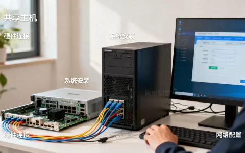 服务器做成共享主机怎么操作？服务器共享主机配置教程