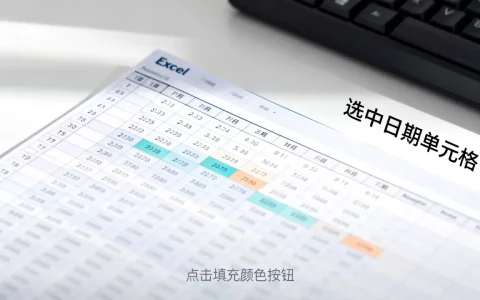 excel时间颜色怎么设置？excel表格日期变色方法