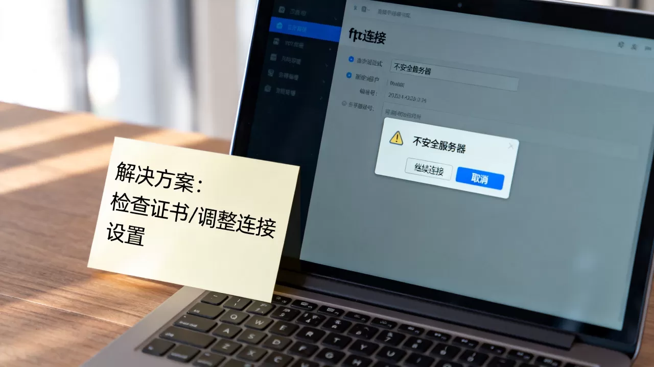 ftp连接提示不安全服务器怎么办?ftp连接不安全怎么解决 ftp连接提示不安全服务器怎么办?ftp连接不安全怎么解决