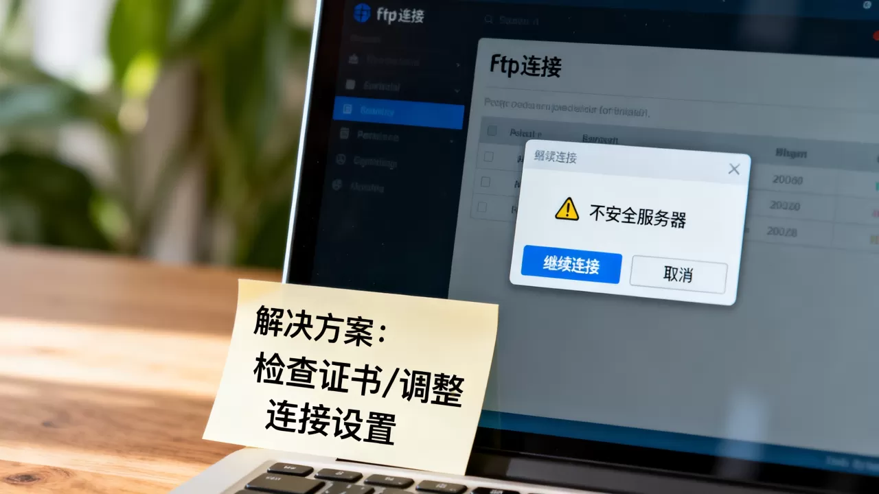 ftp连接提示不安全服务器怎么办?ftp连接不安全怎么解决 ftp连接提示不安全服务器怎么办?ftp连接不安全怎么解决