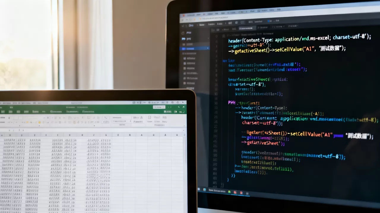 php excel table怎么导出？php导出excel表格乱码怎么办