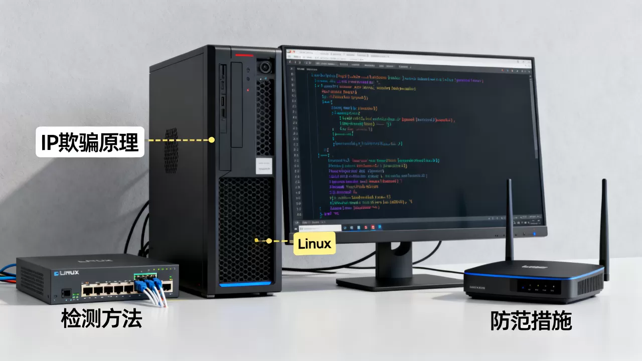 Linux IP欺骗是什么原理？如何检测与防范IP欺骗