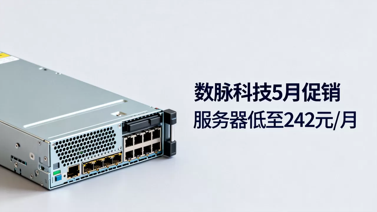 数脉科技5月促销香港服务器低至242元/月，香港独立服务器哪家强