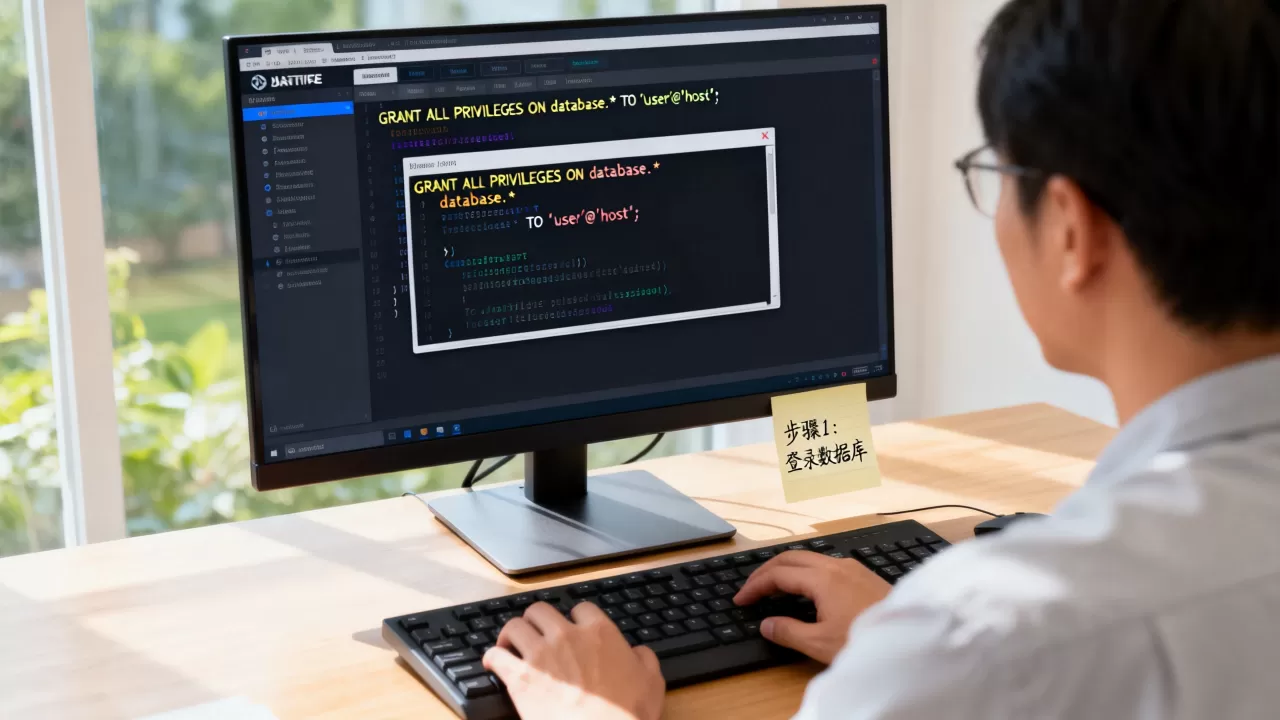 访问数据库授予权限怎么操作？数据库用户授权命令有哪些