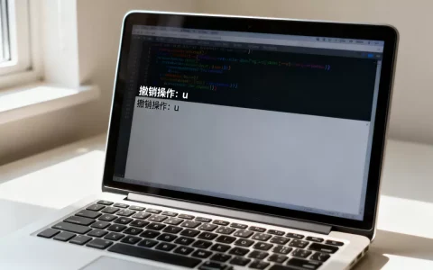 linux编辑撤销怎么操作？vim撤销命令