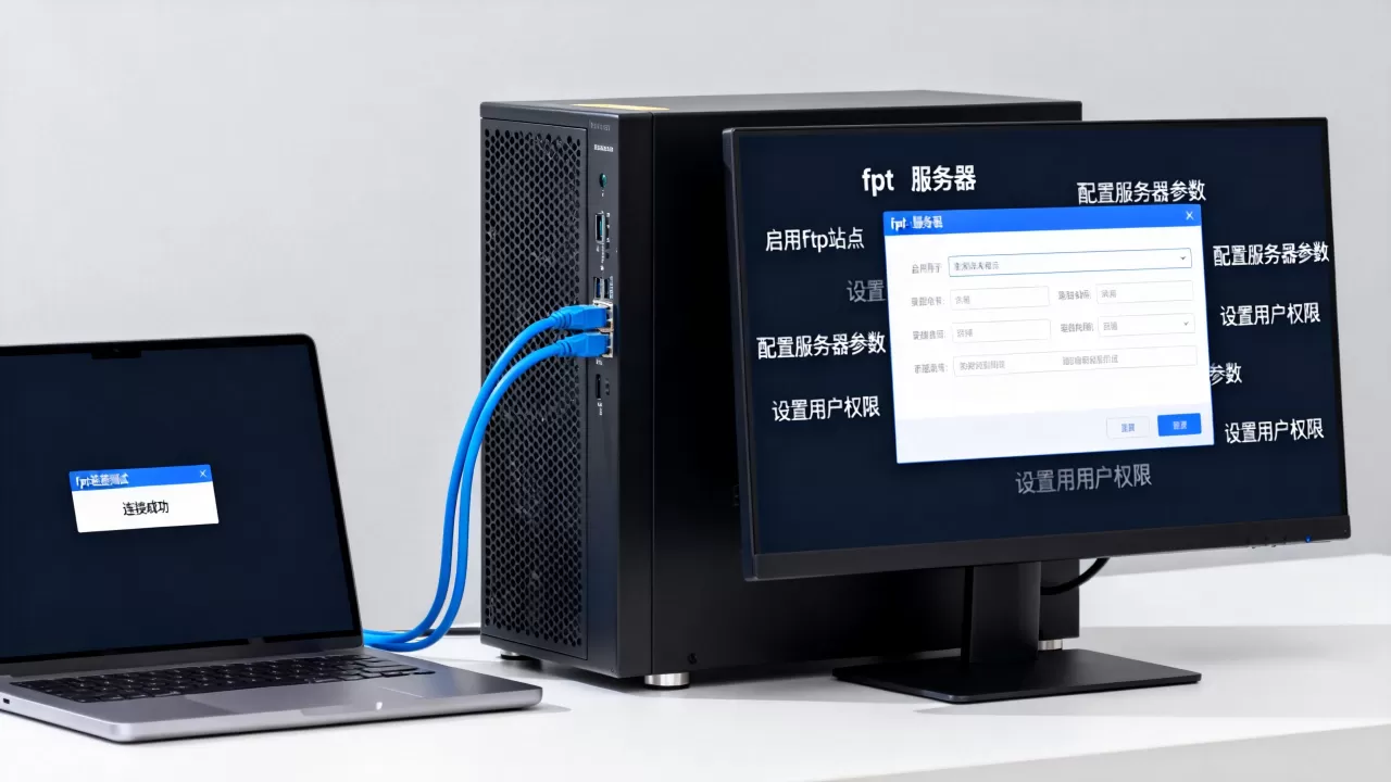 ftp服务器站点在哪里启用？如何配置ftp服务器