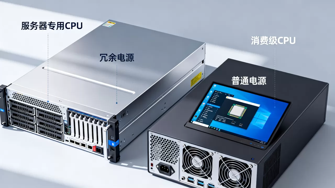 服务器主机能当常规电脑用吗，服务器主机和电脑有什么区别