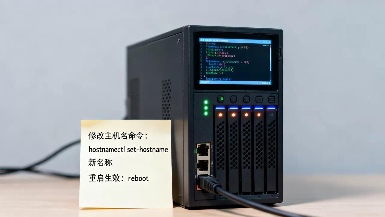 服务器主机名称怎么改？修改主机名后重启生效