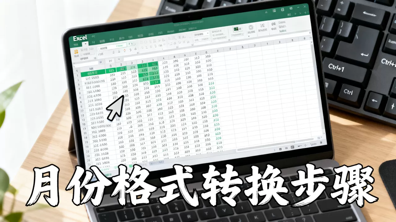 Excel月份怎么转换？excel月份格式转换快捷键