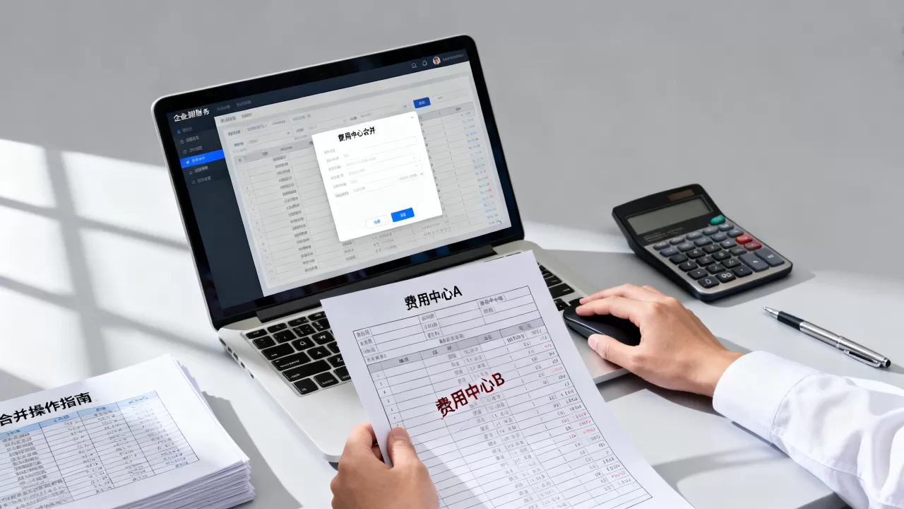 费用中心合并是什么意思？企业财务软件费用中心合并怎么操作