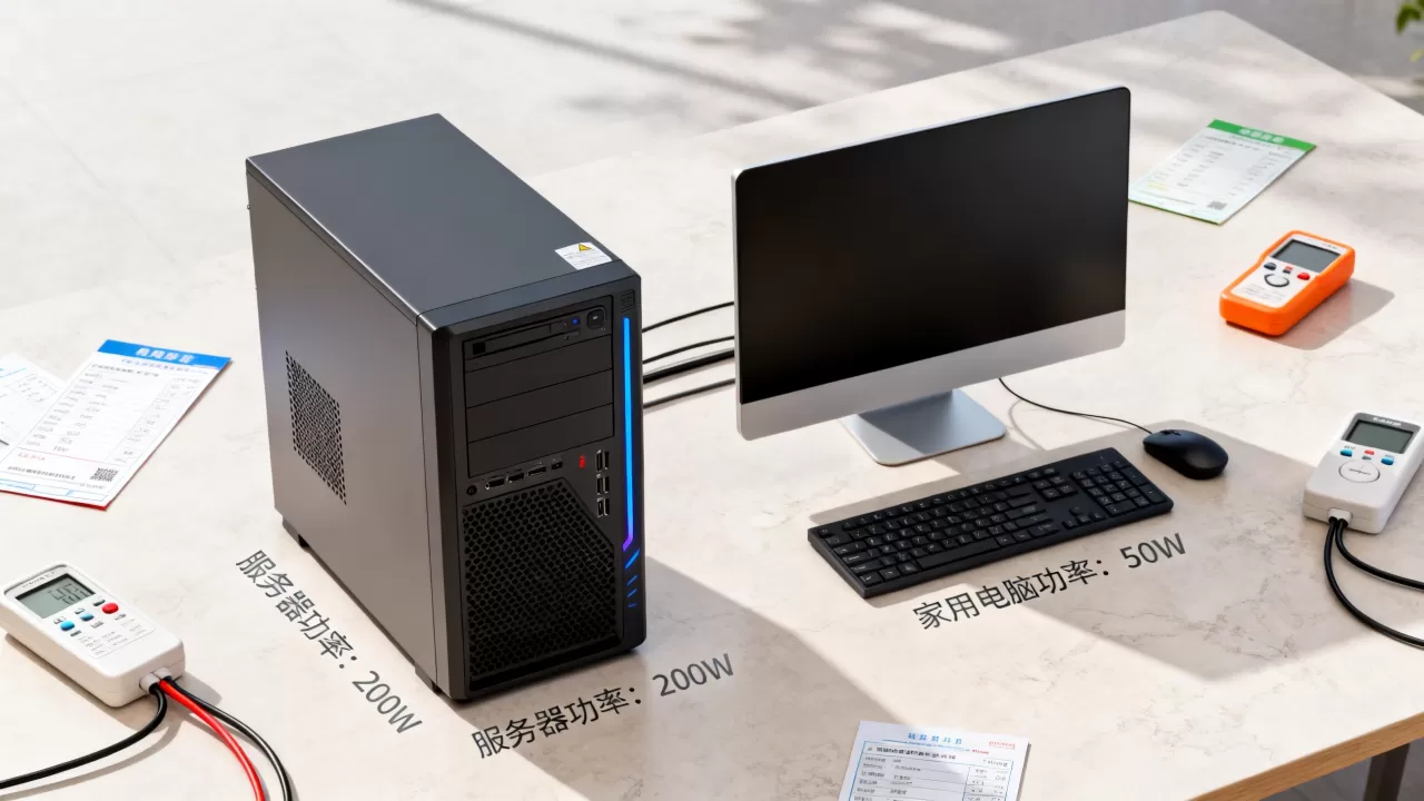 服务器主机电费怎么算？家用电脑一个月电费多少