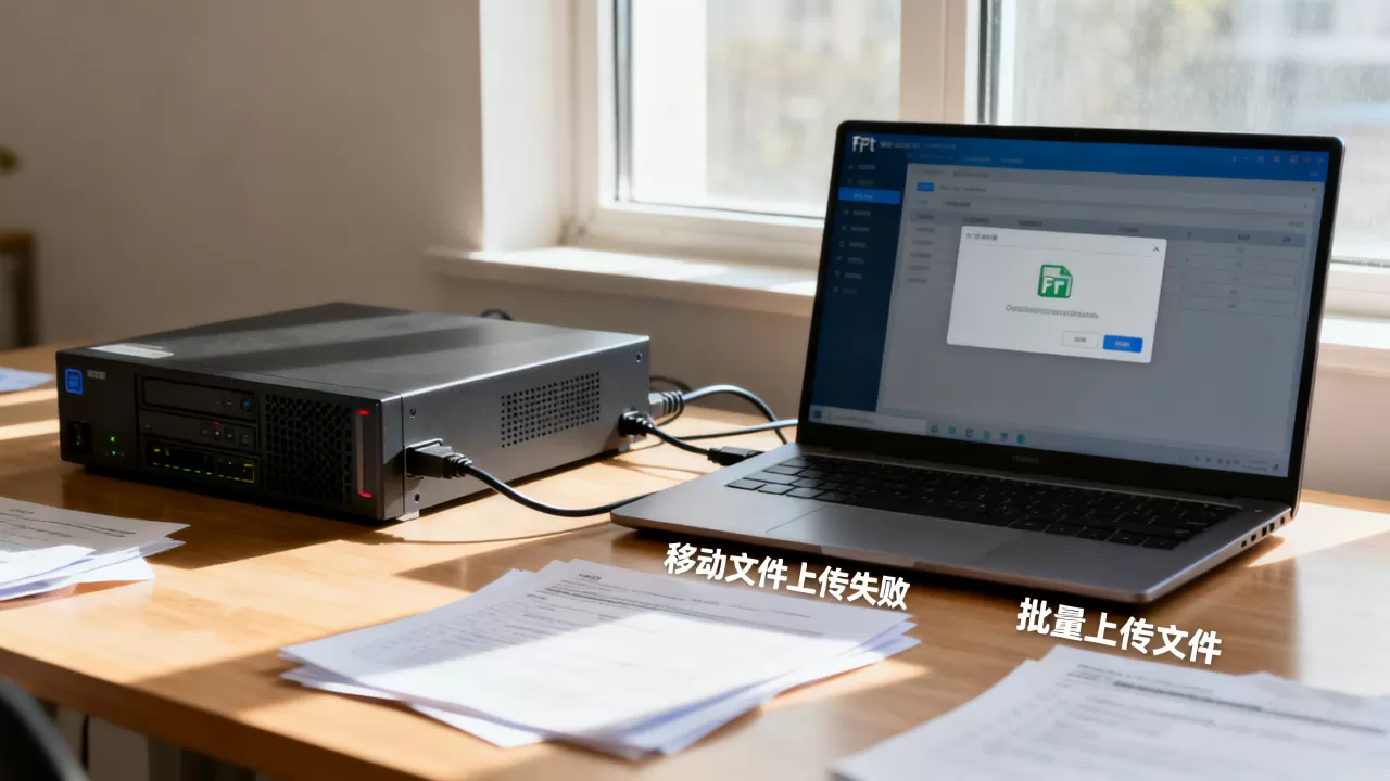 ftp服务器移动文件上传失败怎么办？ftp服务器如何批量上传文件
