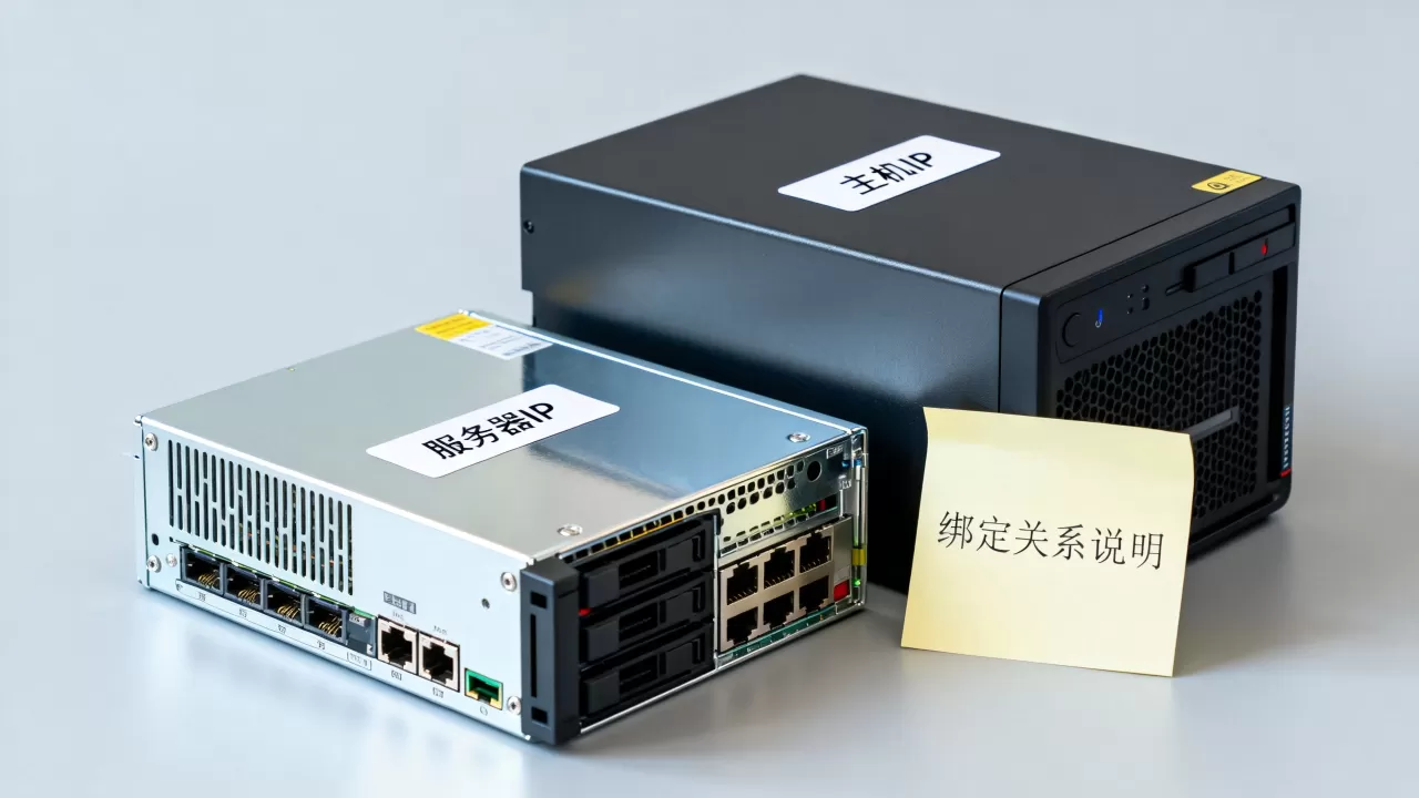 服务器必须绑定主机IP吗？服务器IP和主机IP是一回事吗