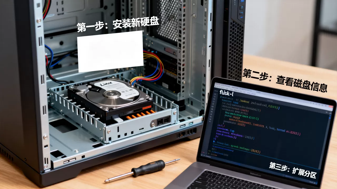 Linux扩展容量怎么操作？Linux磁盘扩容详细教程