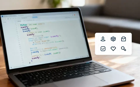 Python中iconify怎么用？python调用iconify图标库