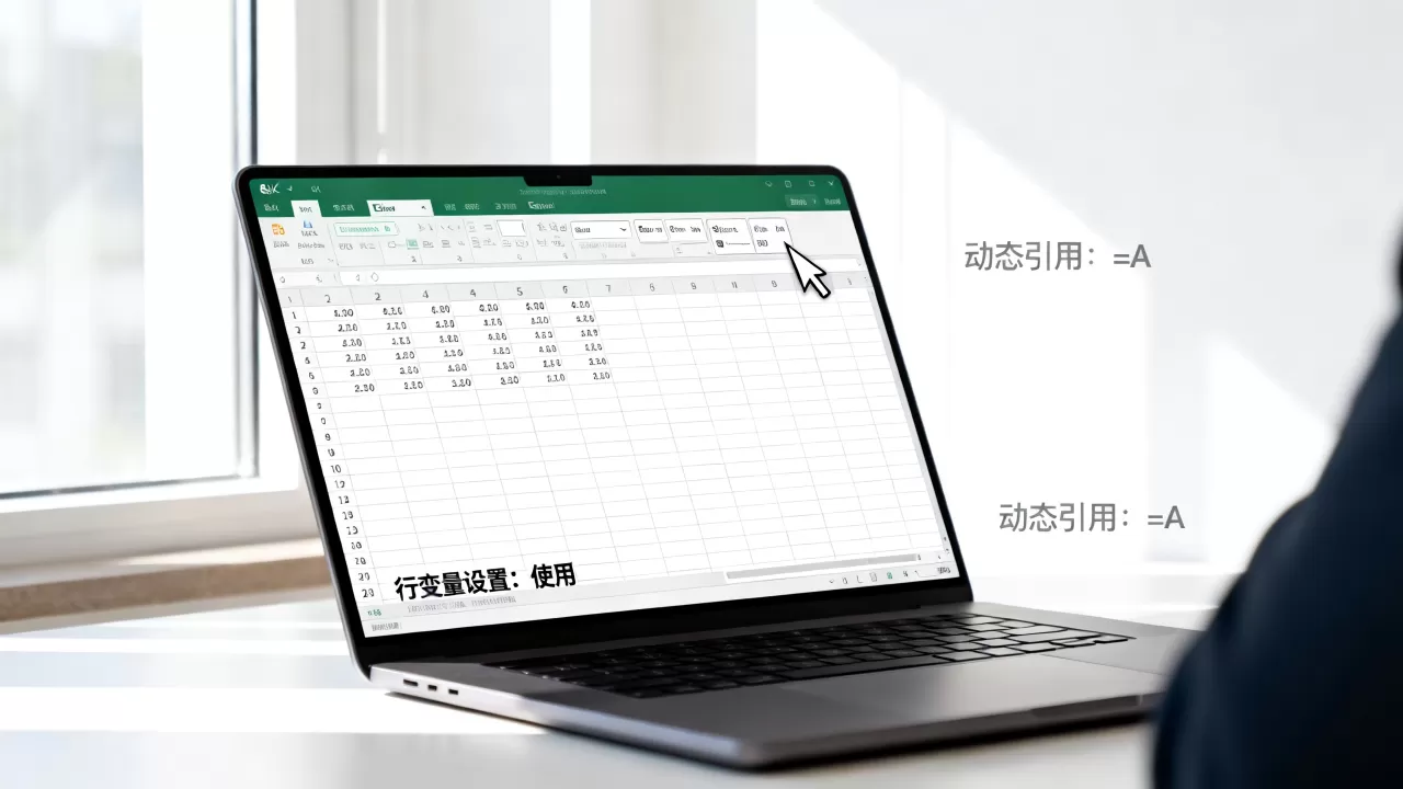 excel行变量怎么设置？excel表格行号如何动态引用