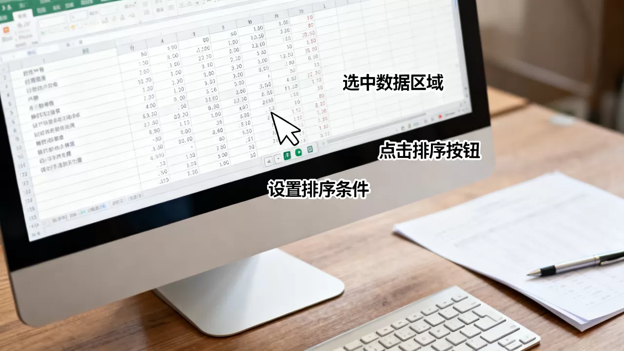 Excel整行排序怎么操作？excel表格多列数据如何同时排序