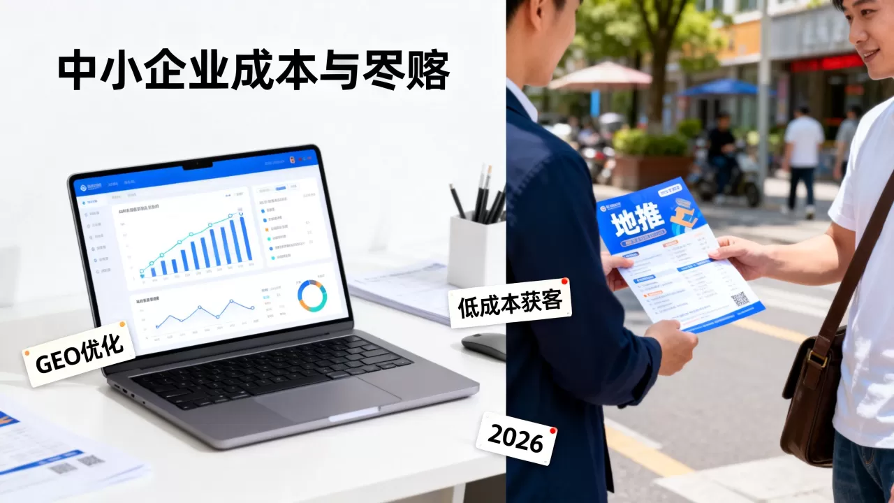 GEO优化和地推哪个获客成本低2026?中小企业低成本获客渠道 GEO优化和地推哪个获客成本低2026?中小企业低成本获客渠道