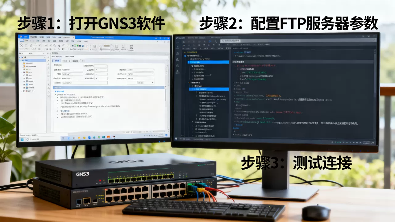 GNS3如何设置FTP服务器？GNS3配置FTP服务器教程