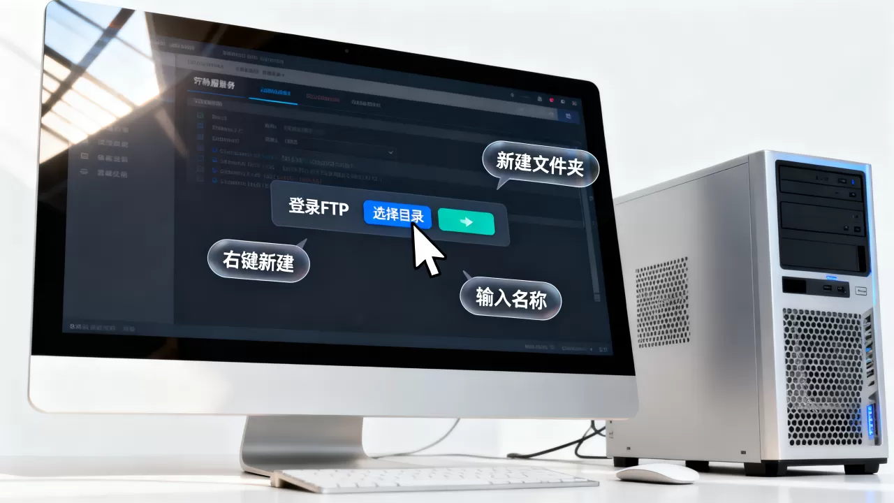 FTP服务器上怎么创建文件夹?ftp服务器新建目录方法 FTP服务器上怎么创建文件夹?ftp服务器新建目录方法