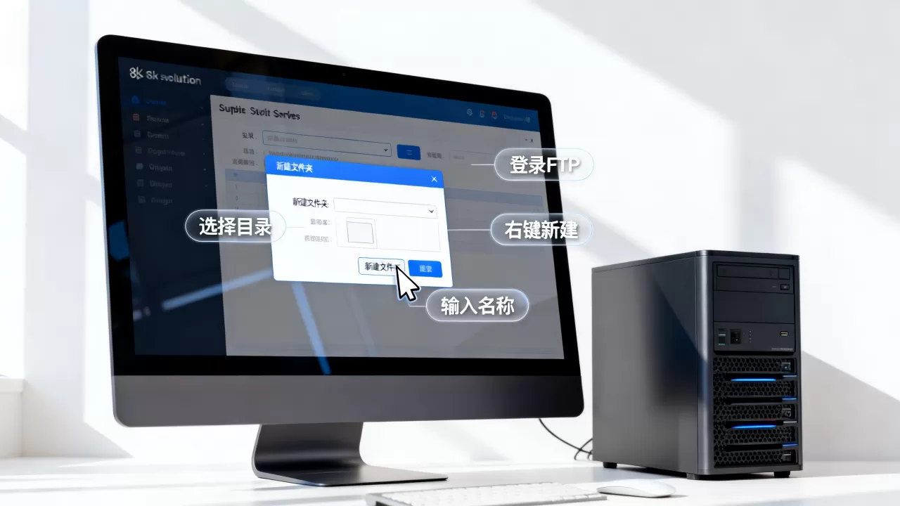 FTP服务器上怎么创建文件夹?ftp服务器新建目录方法 FTP服务器上怎么创建文件夹?ftp服务器新建目录方法