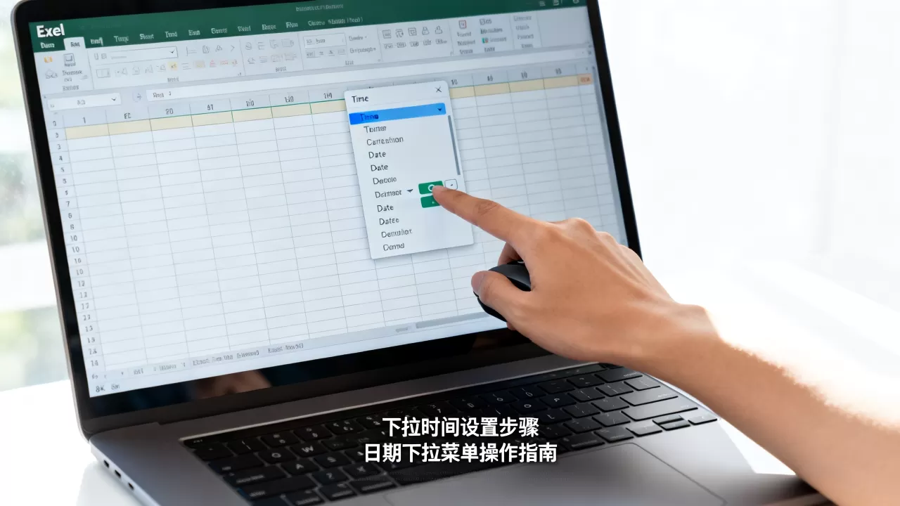 Excel下拉时间怎么设置？excel下拉菜单怎么设置日期