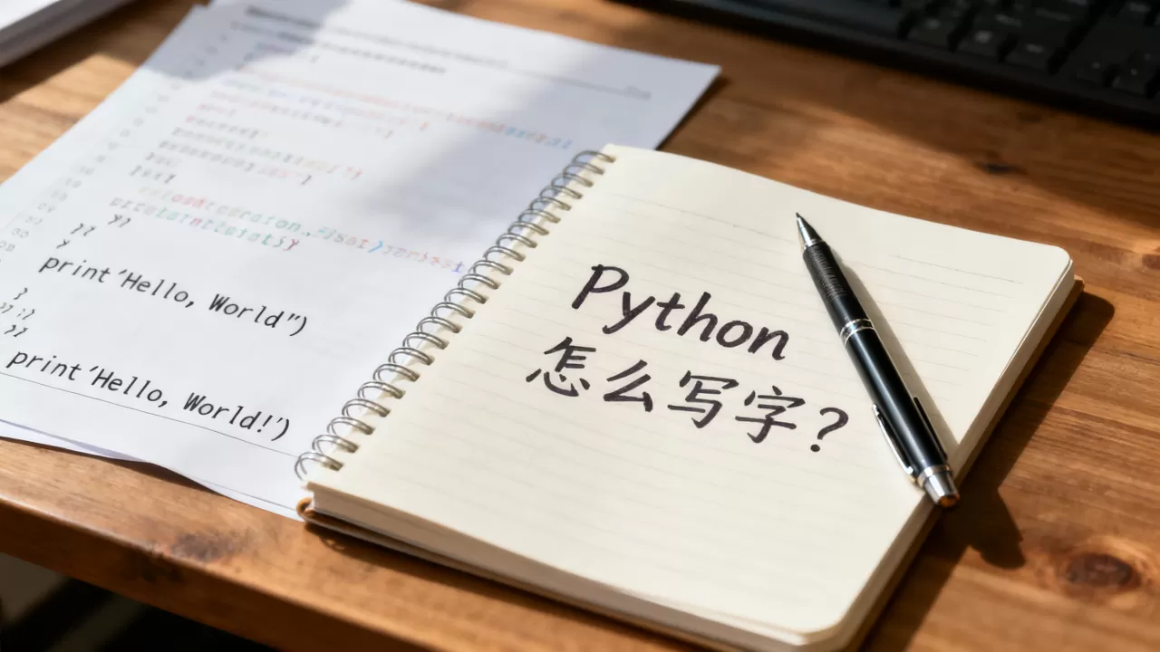 Python怎么写字？python写字代码示例