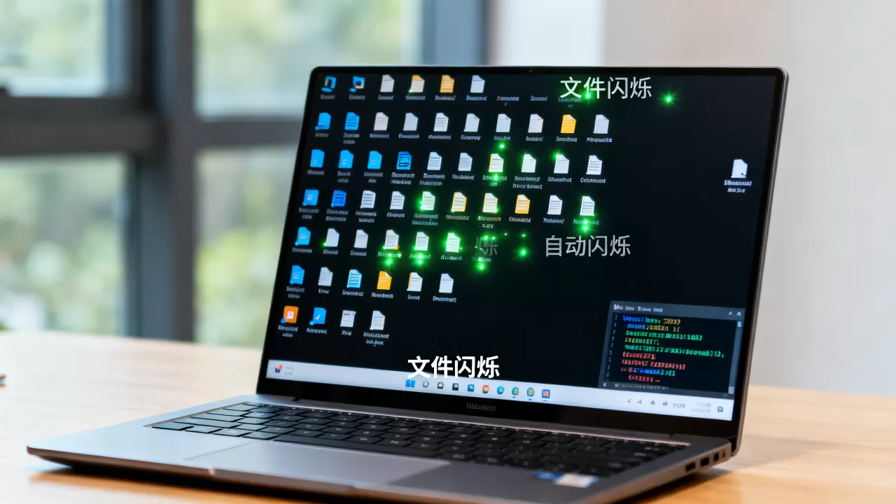 linux文件闪烁是什么原因？linux系统文件自动闪烁怎么解决