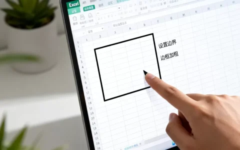 Excel怎么设置边界？excel表格边框怎么加粗
