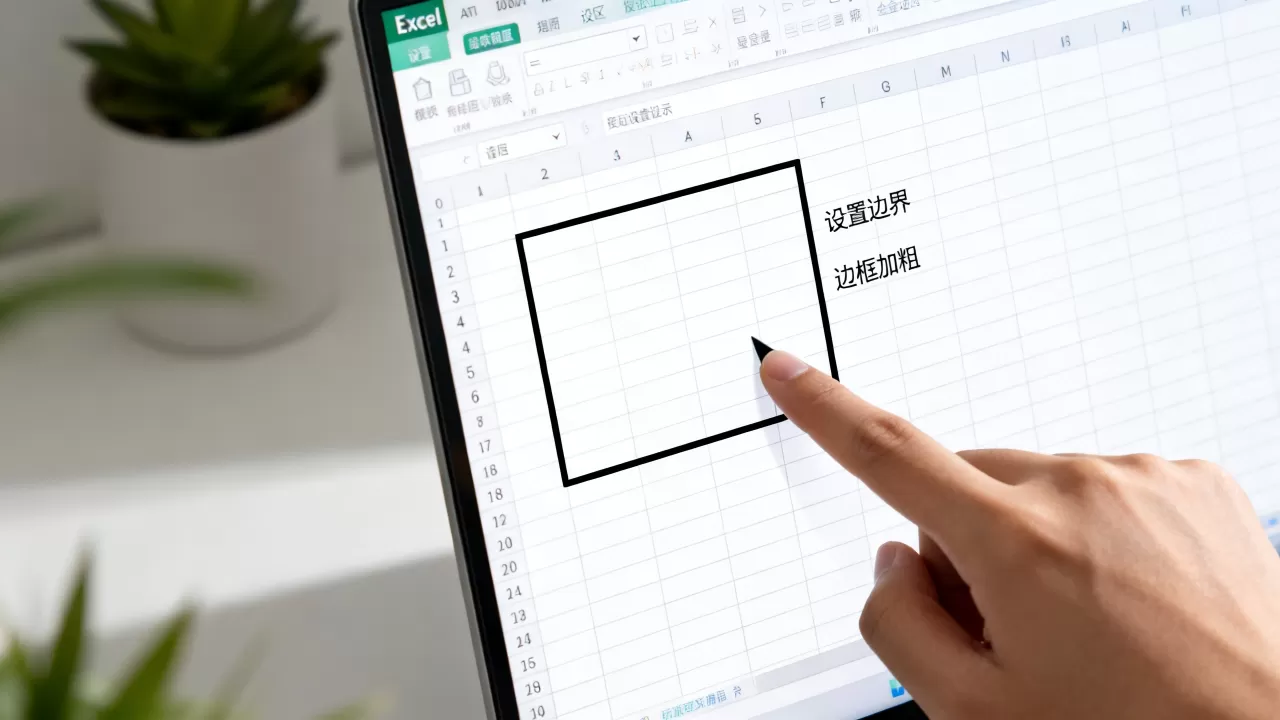 Excel怎么设置边界？excel表格边框怎么加粗
