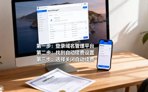 域名续费自动扣款怎么设置？域名自动续费怎么关闭