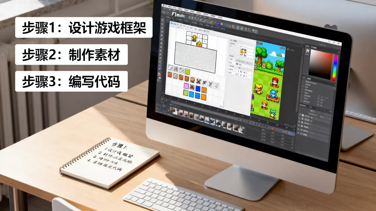 flash游戏怎么做？flash游戏制作教程