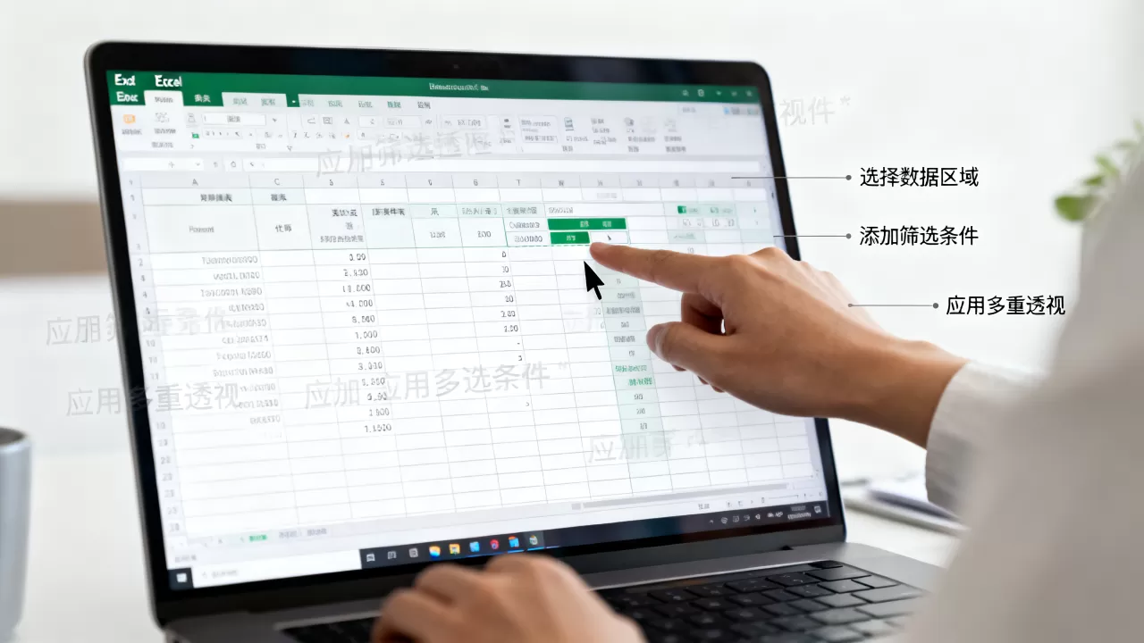 Excel多重透视怎么操作?Excel透视表多条件筛选 Excel多重透视怎么操作?Excel透视表多条件筛选