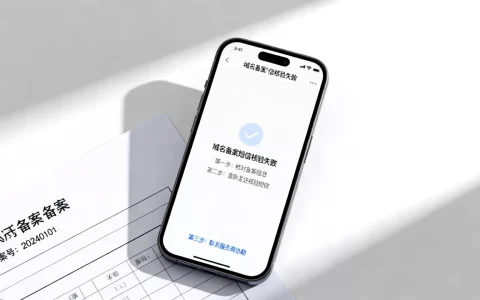 域名备案短信核验失败怎么办？域名备案短信核验流程