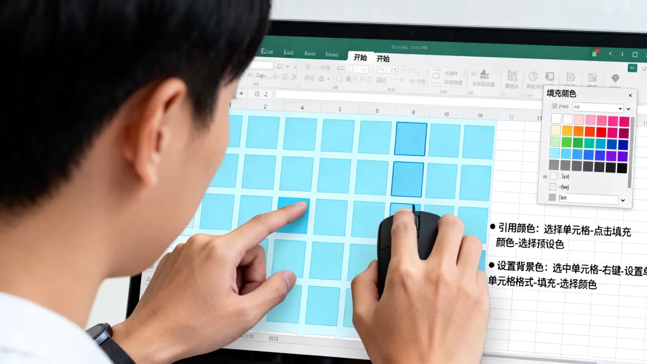 excel颜色怎么引用?excel如何设置单元格背景色 excel颜色怎么引用?excel如何设置单元格背景色