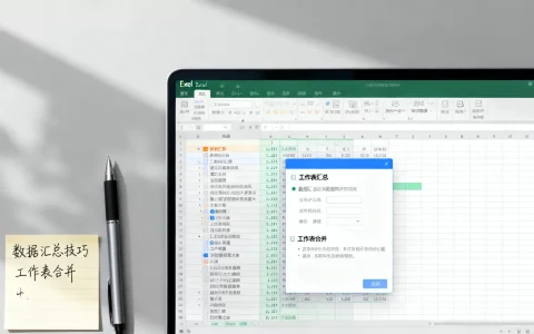 Excel项目合并怎么做？多个工作表数据汇总技巧