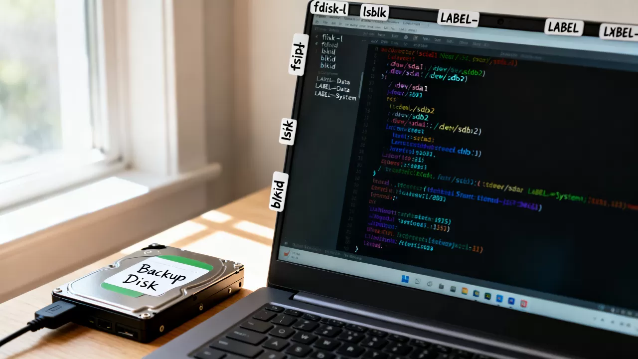 linux磁盘标签怎么看？linux查看磁盘标签方法