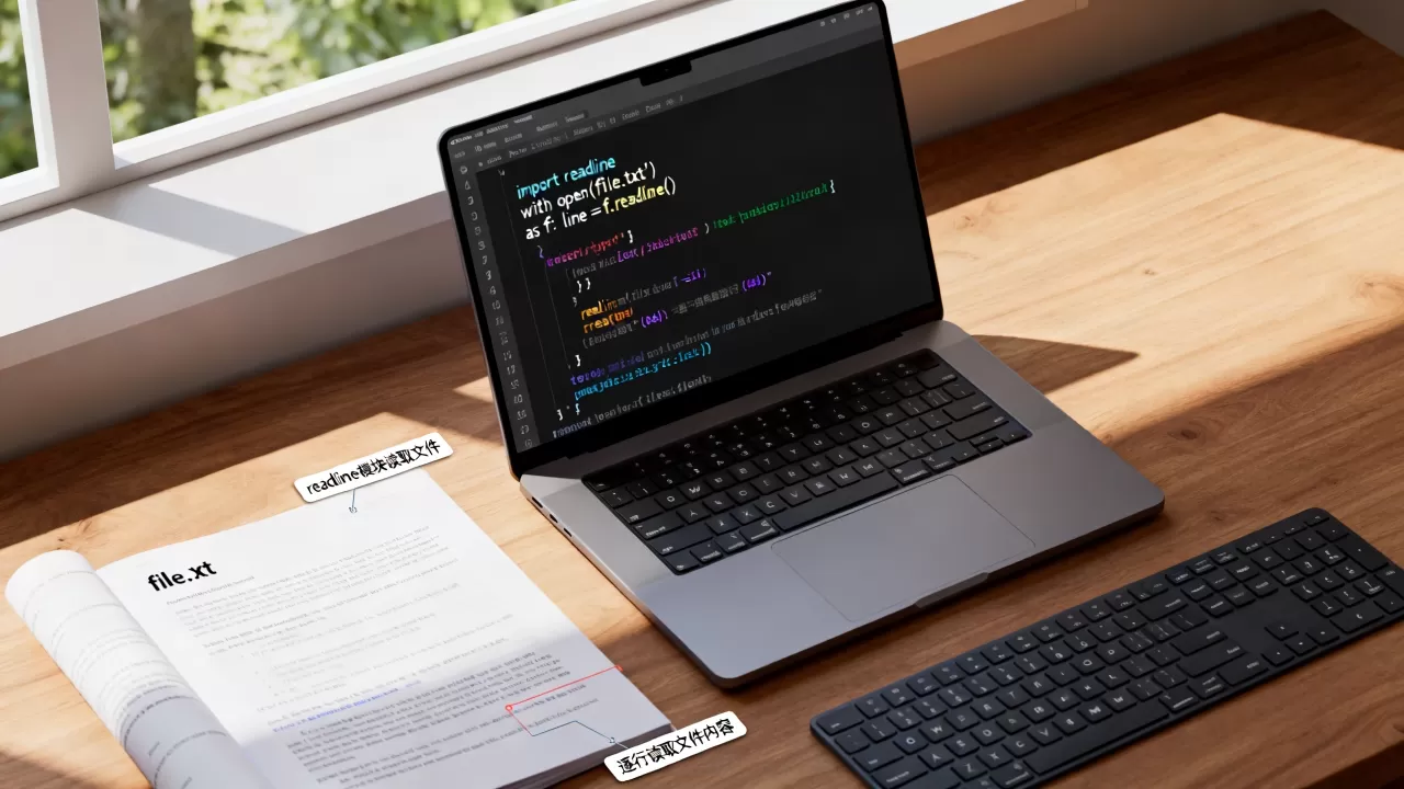 python readline怎么用？python readline模块读取文件