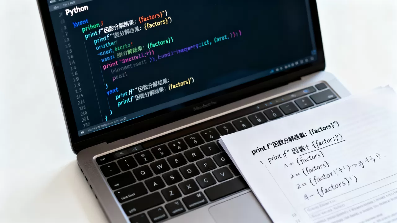 Python因数分解怎么写?python求因数代码 Python因数分解怎么写?python求因数代码