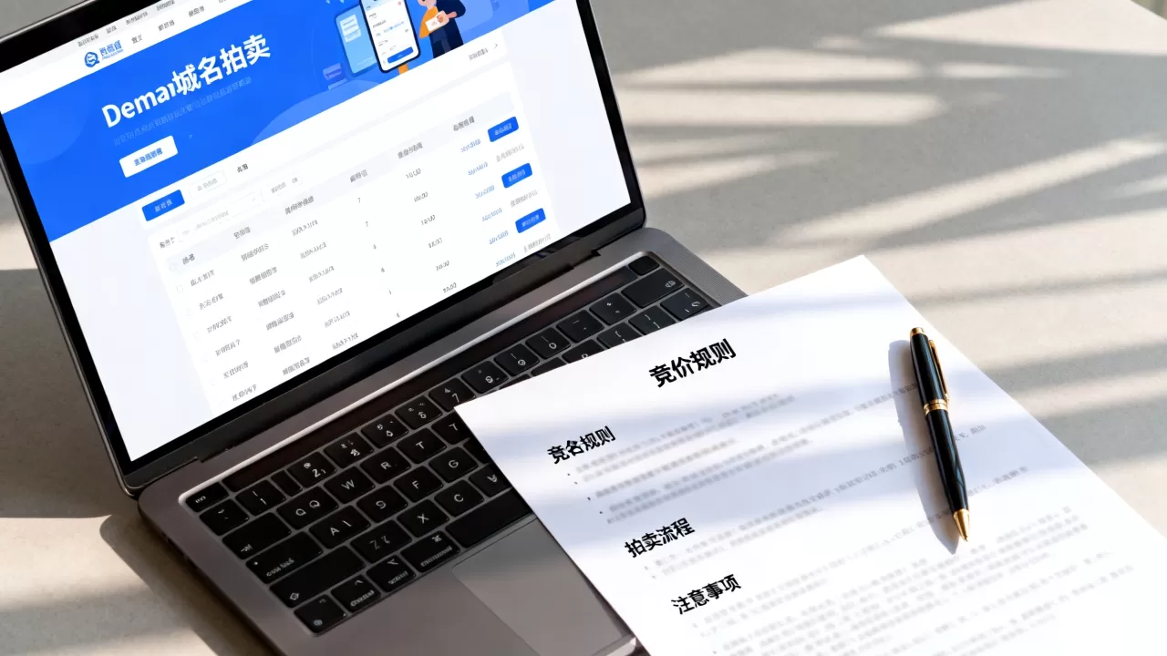 域名竞价拍卖规则是什么？域名拍卖流程及注意事项