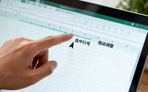Excel怎么调整行距？Excel表格行距怎么设置
