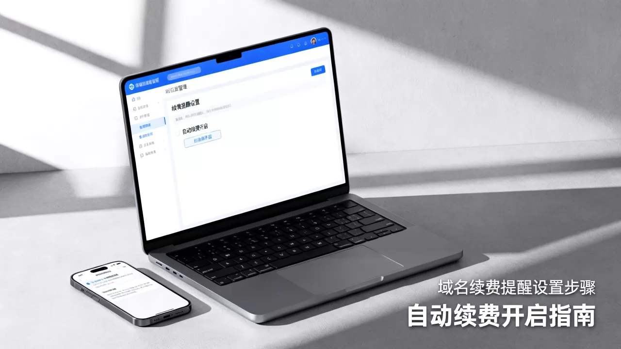 域名续费提醒怎么设置?域名到期自动续费怎么开启 域名续费提醒怎么设置?域名到期自动续费怎么开启