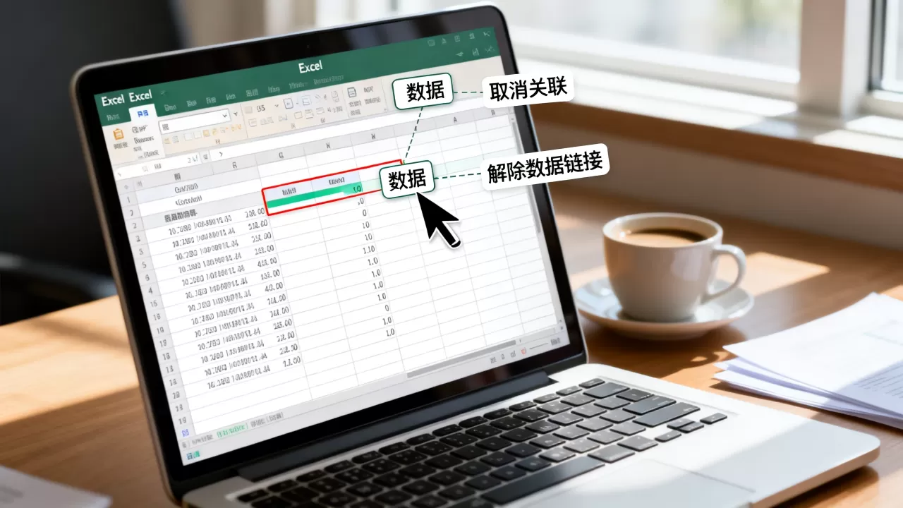 Excel取消关联怎么操作？Excel解除数据链接方法