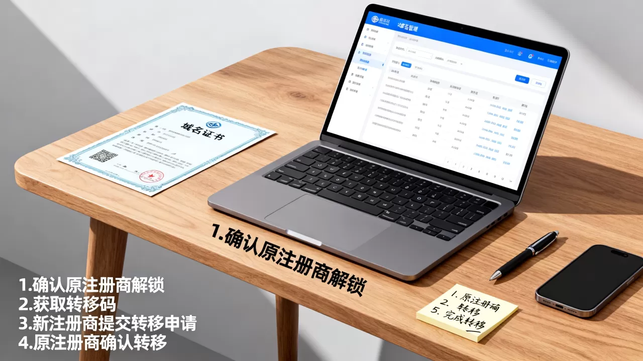 域名转移注册商怎么操作？域名转移注册商流程详解