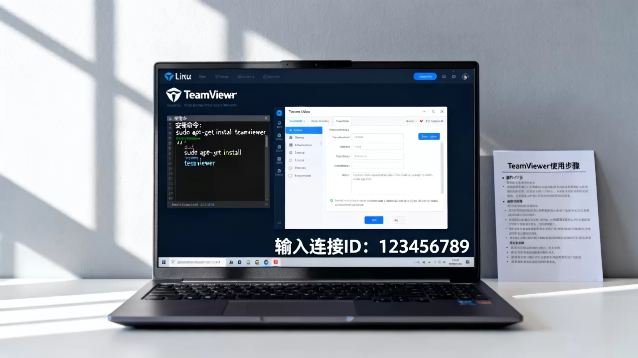 Linux如何使用TeamViewer？远程桌面连接软件怎么安装