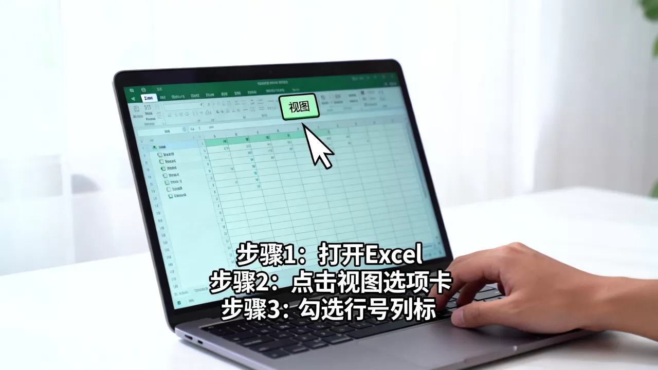 Excel怎么显示行号？如何开启表格行号显示功能