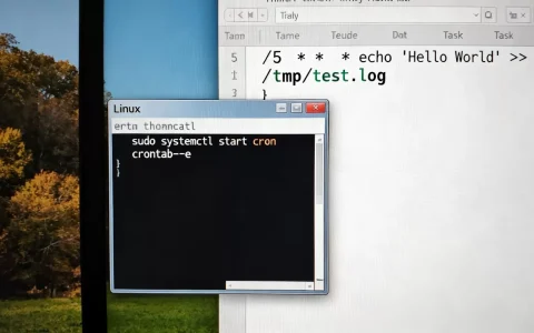 linux如何启动crontab服务？linux设置crontab定时任务