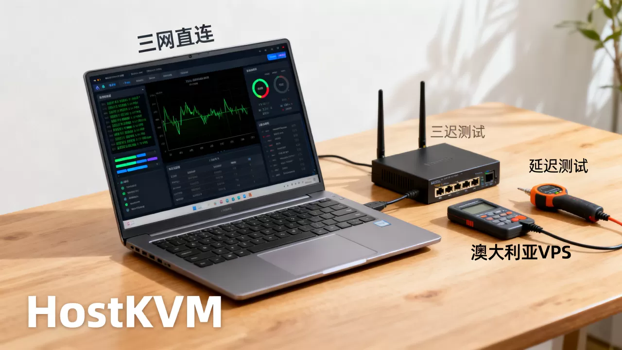 HostKVM澳大利亚VPS测评靠谱吗？HostKVM三网直连延迟高吗