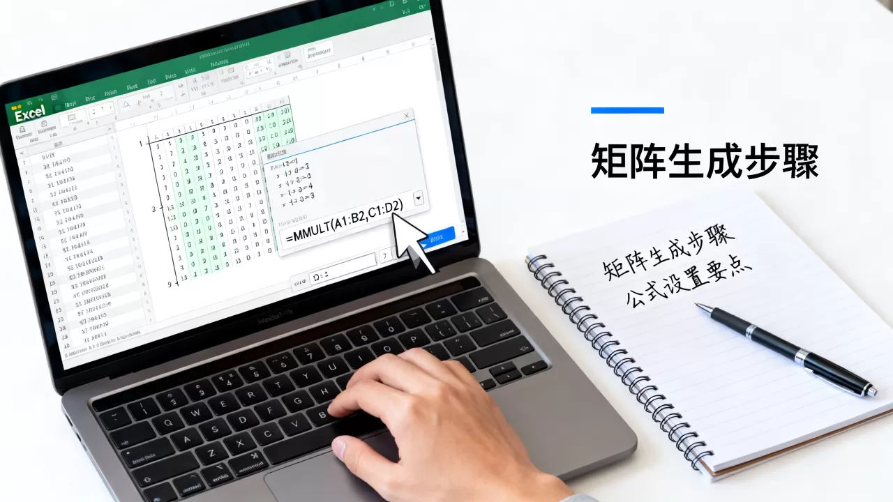 如何在Excel生成矩阵？Excel矩阵公式怎么设置